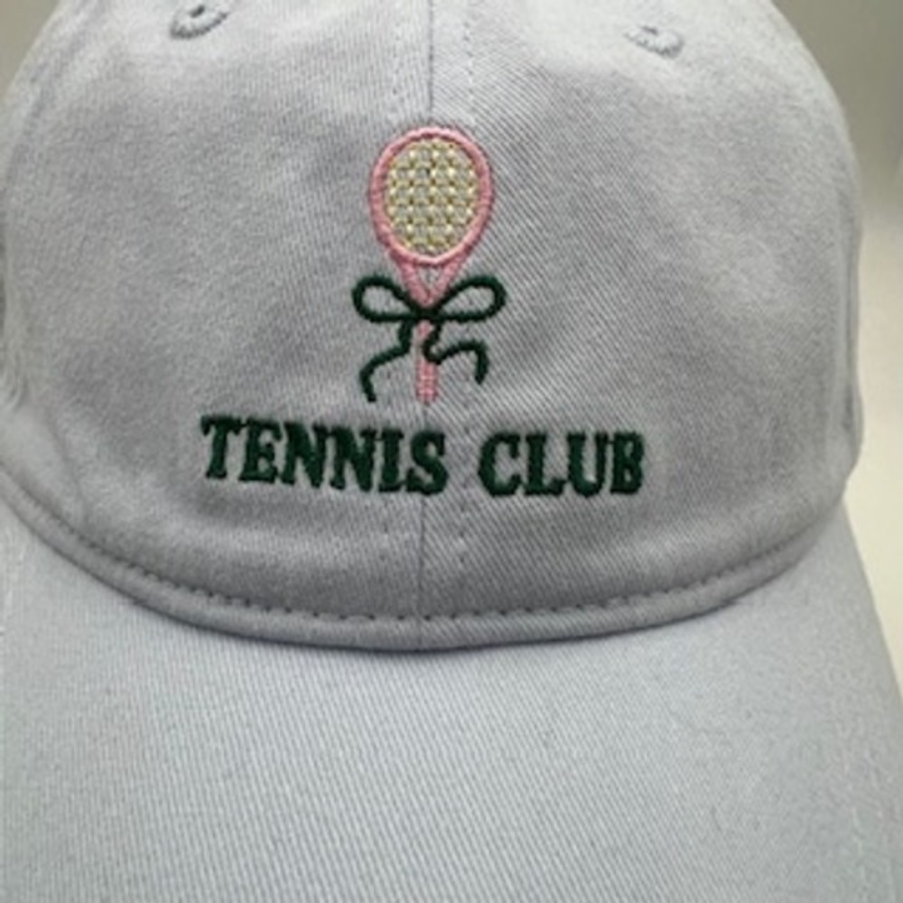 Frasier Sterling Sport Tennis Club Hat Light Blue Cotton Baseball Cap.‎ NWT - Picture 2 of 6